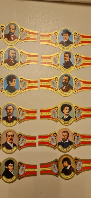 39 Vitolas de Pintores Históricos