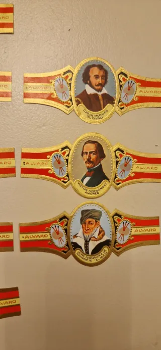 39 Vitolas de Pintores Históricos