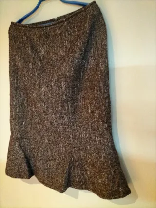 Elegante conjunto lana mujer