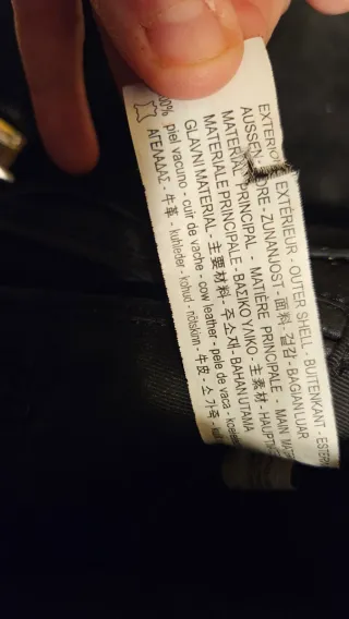 Bolso Zara Piel Negro y Plateado