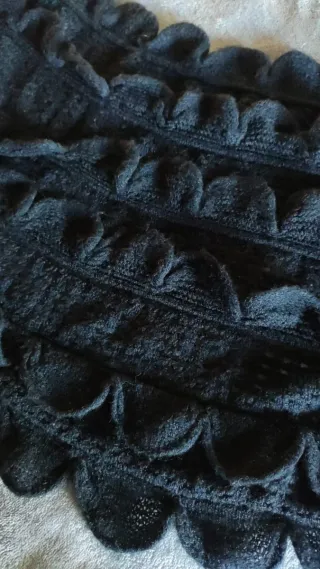 Sciarpa nera elegante