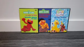 Lote 3 DVDs Barrio Sésamo