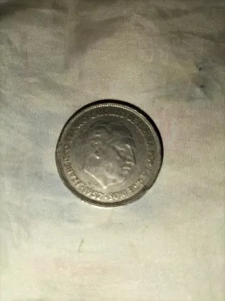 Moneda 25 Pesetas 1957 Franco Caudillo