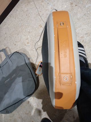 Cojín de masaje con mando.