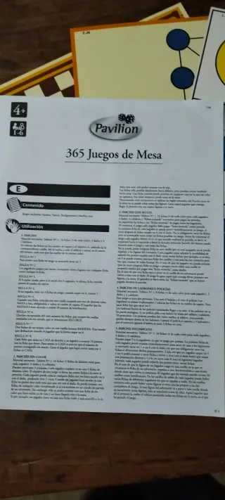 Juego de mesa 365 Juegos Pavilion