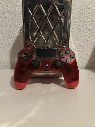 Controller PS4 Rosso Trasparente