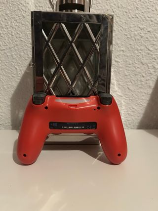 Controller PS4 Rosso Trasparente