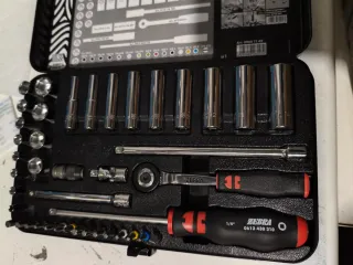 Juego carraca Wurth 1/4 42 piezas