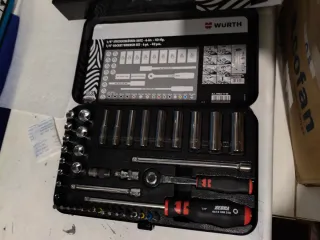 Juego carraca Wurth 1/4 42 piezas