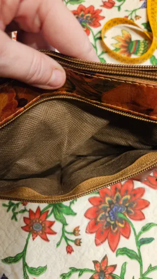 Bolso Zara Piel Tachuelas granate