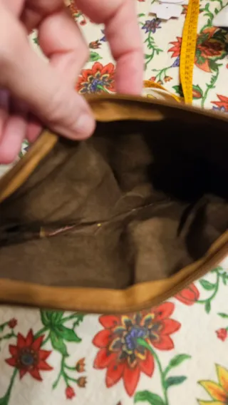 Bolso Zara Piel Tachuelas granate