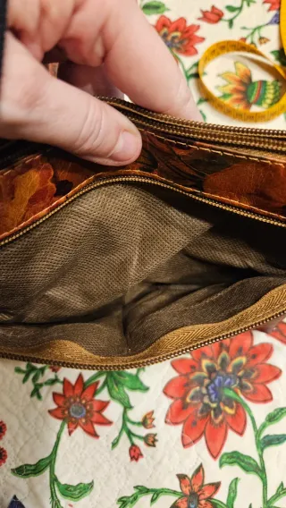 Bolso Zara Piel Tachuelas granate