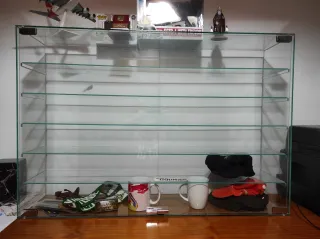 Vitrina expositora cristal maquetas