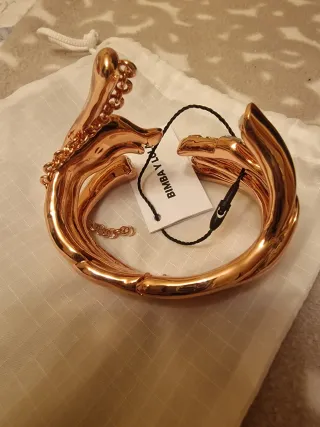 Pulsera Bimba y Lola color cobre con piedras