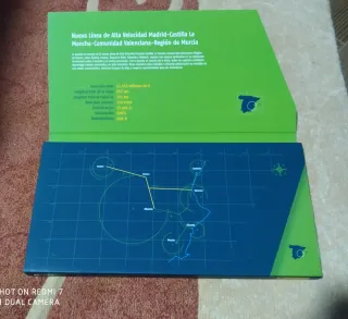 Carpeta Lujo Línea AV Madrid-Valencia