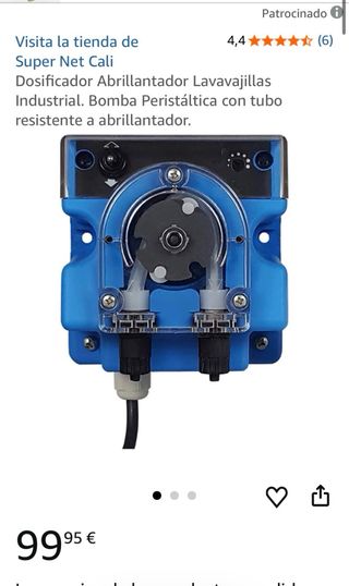 Bomba abrillantador lavavajillas