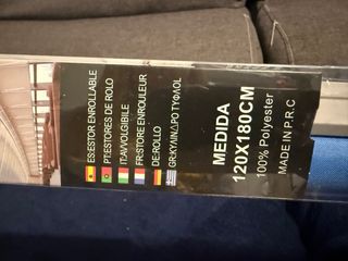 Estor enrollable azul