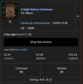 CD de Spyro Gyra: "A Night Before Christmas" (2008