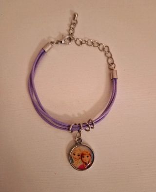 Set braccialetto frozen e anelli cuore ghiaccio