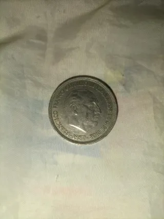 Moneda 50 Pesetas 1957 Francisco Franco