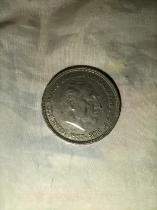 Moneda 50 Pesetas 1957 Francisco Franco
