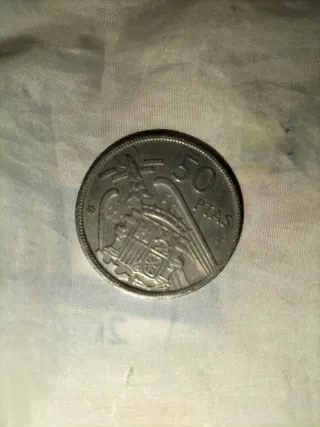 Moneda 50 Pesetas 1957 Francisco Franco