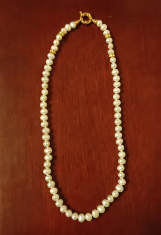 Collar Perlas Río Cierre Golfi