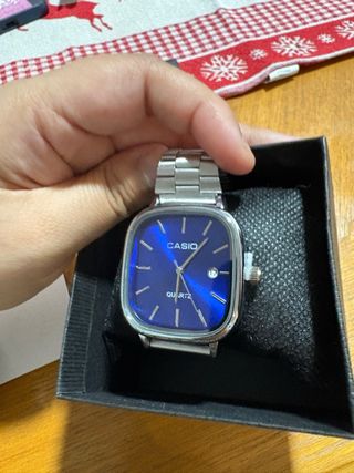 Reloj Casio Cuadrado Azul