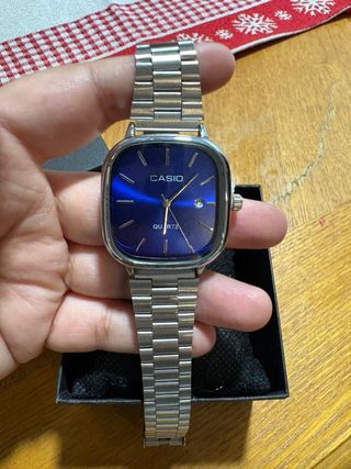 Reloj Casio Cuadrado Azul