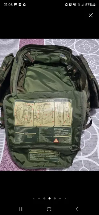 Mochila altus ejército pixelado boscoso