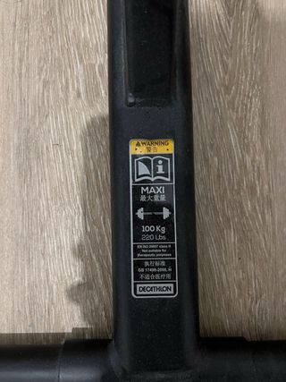 OFERTA ! Rack de gimnasio con barra y pesos