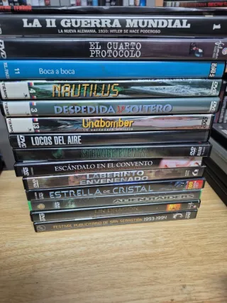Películas DVD: Guerra, Terror, Thriller a 2 euros