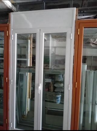 Balconera aluminio blanca