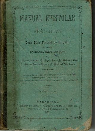 LOTE DOS LIBROS ANTIGUOS  DE EDUCACION FEMENINA.