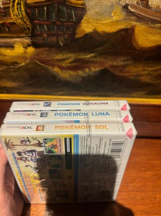 Pack 3 Juegos Pokémon 3DS Precintados