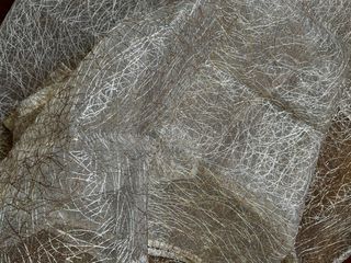 Tende organza oro per porta finestra