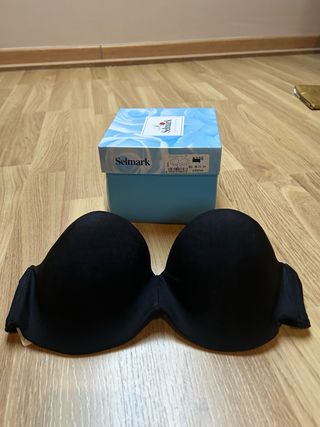 Sujetador Selmark Negro 90B Push Up