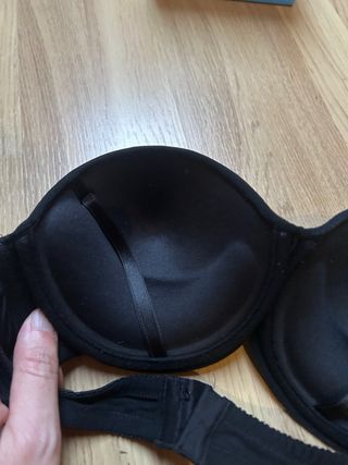 Sujetador Selmark Negro 90B Push Up