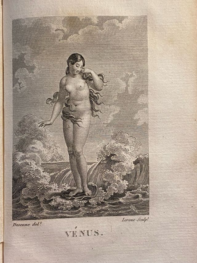 2 antiguos Tomos Ilustrados Mitología 1817