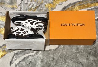 Zapatos Louis Vuitton LV Skate Sneaker Marrón/Blan