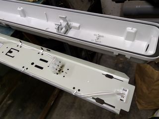 Luminaria fluorescente 58W + 2 tubos