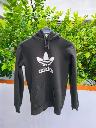 Sudadera Adidas Verde Oliva con Logo