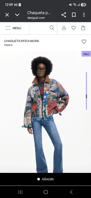 Chaqueta Desigual Patchwork Unisex