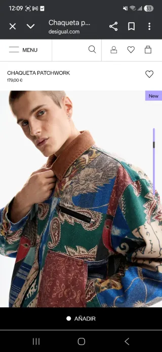 Chaqueta Desigual Patchwork Unisex