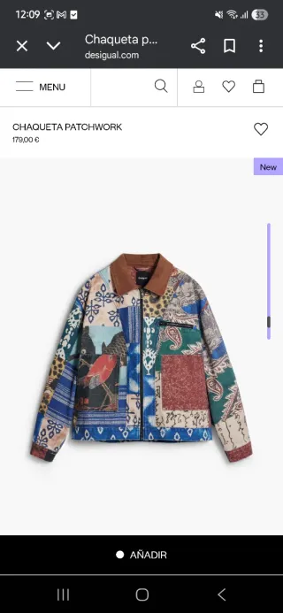 Chaqueta Desigual Patchwork Unisex