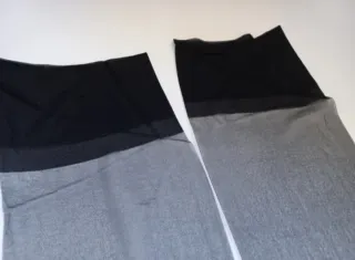 2 x Medias Liguero Janira Marrón/Negro T.L