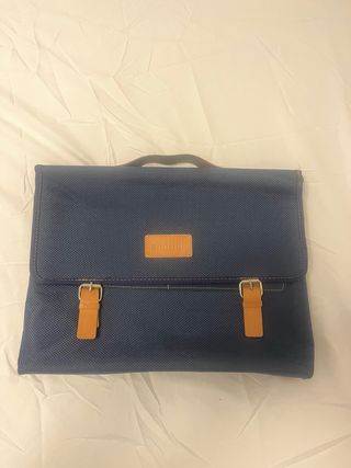 Bolso Cartera Portadocumentos Azul maletín