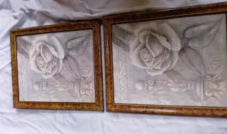 Pareja de cuadros decorativos