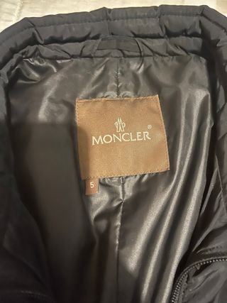 Moncler Vintage Cappotto Nero