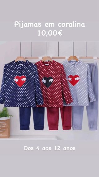 Pijamas Coralina C/ Coração